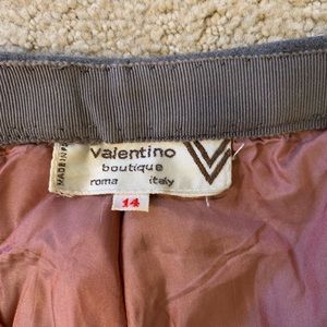 Vintage Valentino wool cropped trousers